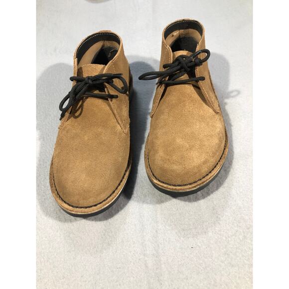 Veldskoen Tan Suede Desert Boots Chukka Mens 9 EU 42 Leather Lace Up Shoes nwot - Picture 1 of 6